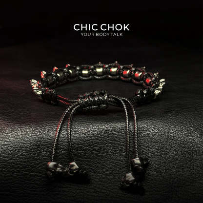 Skeleton Bracelet by CHICCHOK - Adjustable Macabre Style for an Edgy Look
