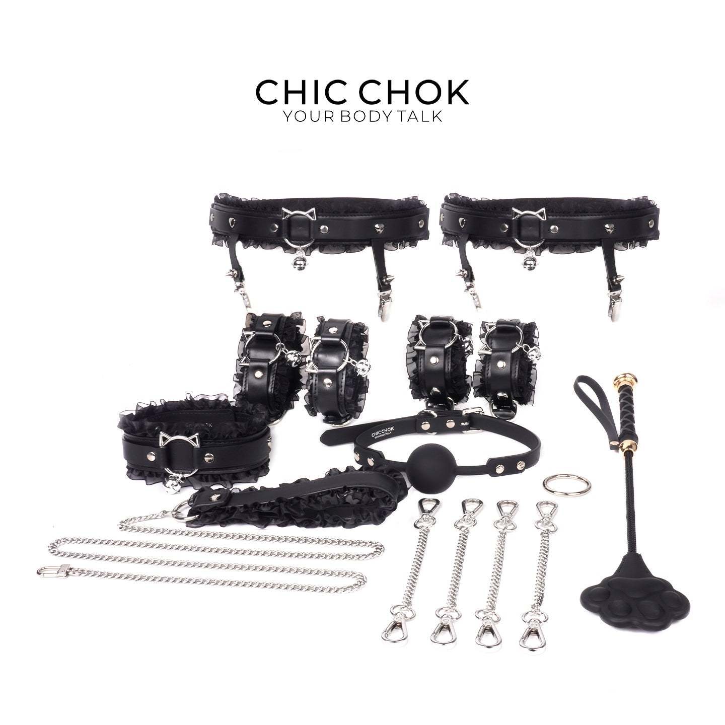 Dark Night Black and Red Happy Set