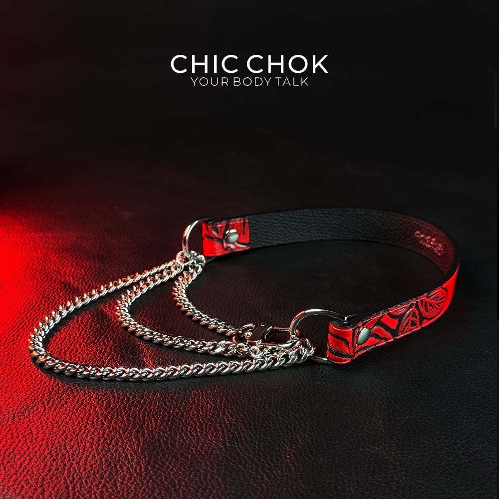 CHICCHOK [Breathless] Pulling Fashion and Fun Choker(Iridescent Paradox)