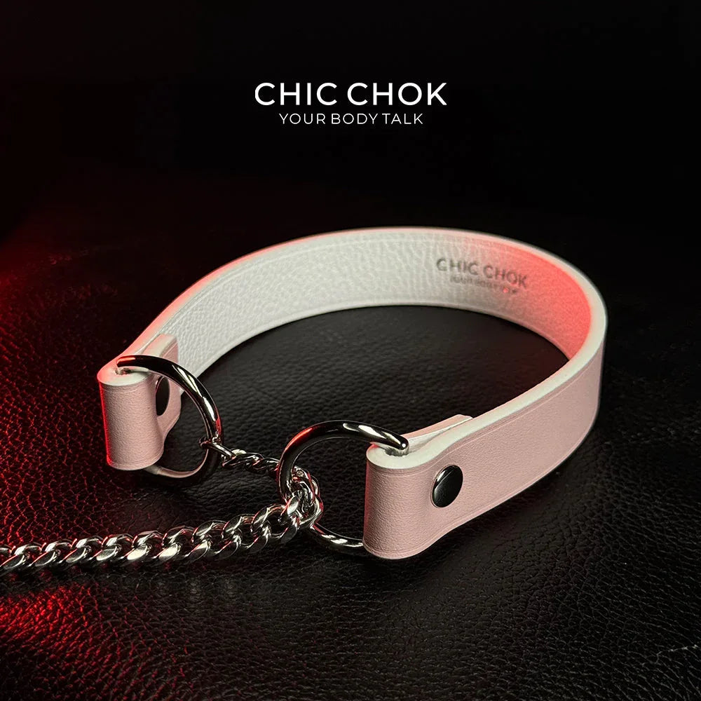 CHICCHOK [Breathless] Pulling Fashion and Fun Choker Pink - CHICCHOK