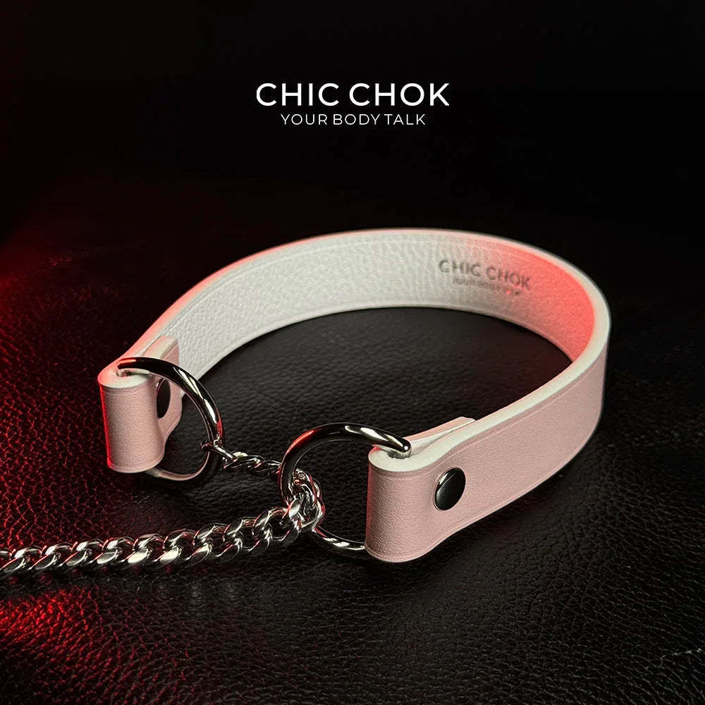CHICCHOK [Breathless] Pulling Fashion and Fun Choker Pink - CHICCHOK