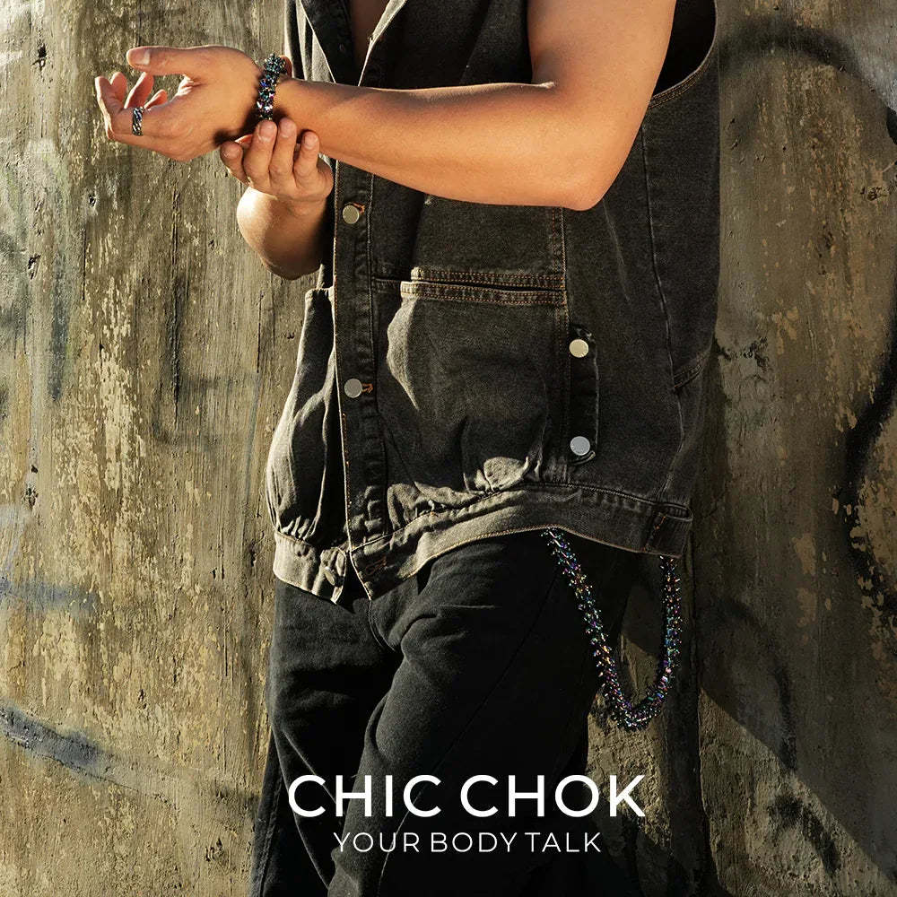 [CHICCHOK] Dragon Themed Pants Chain – Mythical Elegance for Fashionable Waistlines(Dazzling Colors) - CHICCHOK