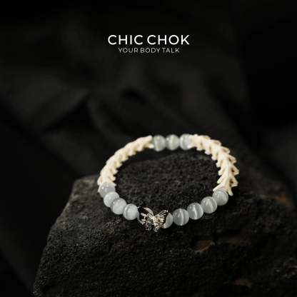 Butterfly Bone Frost Firefly Bracelet - CHICCHOK