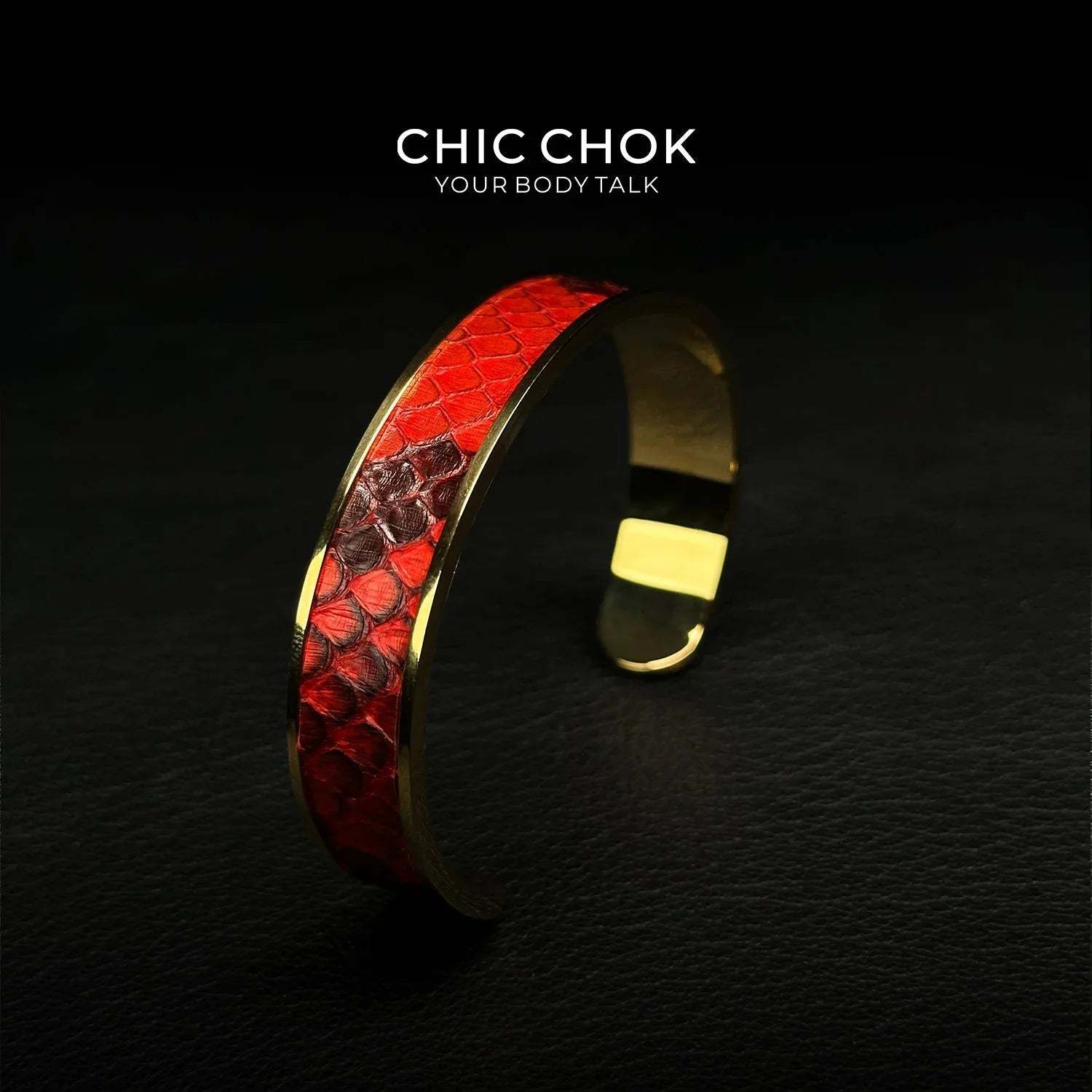 CHICCHOK Classic Open Bracelet Stainless Steel Subtle Stylish Non-Adjustable Bracelet - CHICCHOK