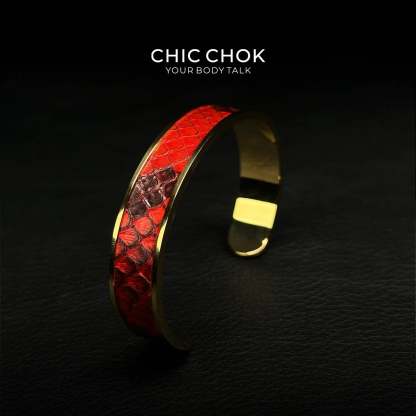 CHICCHOK Classic Open Bracelet Stainless Steel Subtle Stylish Non-Adjustable Bracelet - CHICCHOK