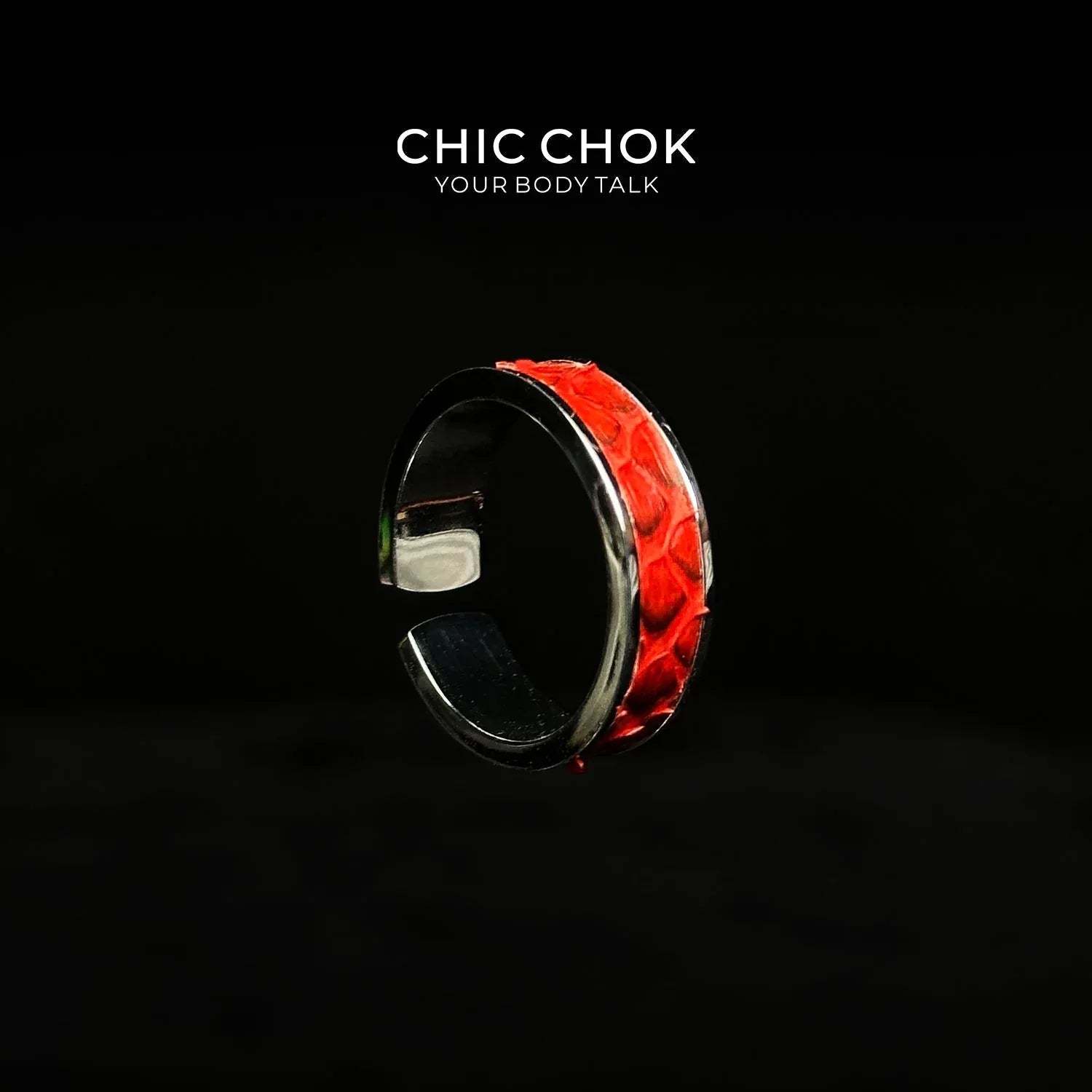 CHICCHOK Classic Open Ring Stainless Steel Subtle Stylish Adjustable Ring - CHICCHOK