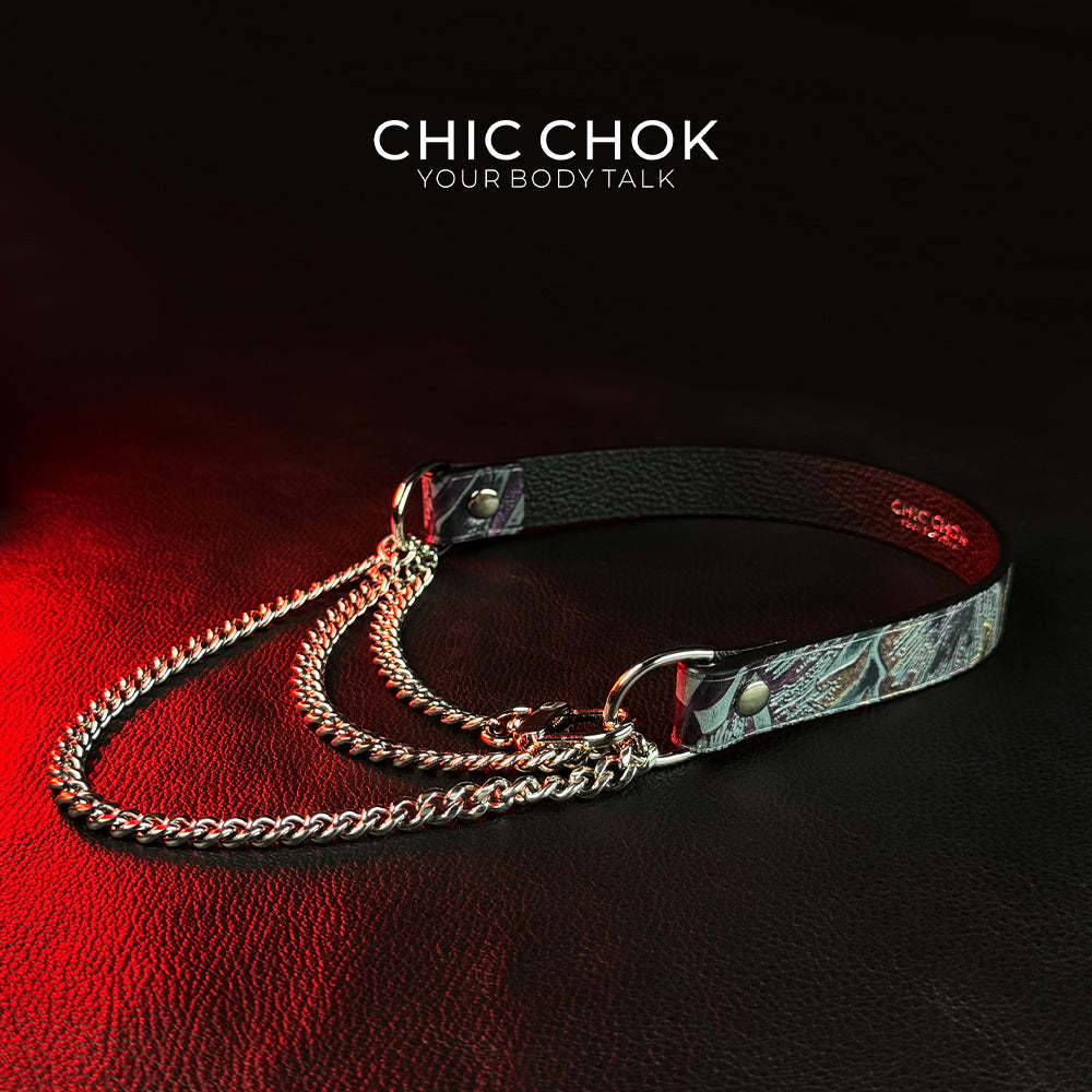CHICCHOK [Breathless] Pulling Fashion and Fun Choker(Gasping Bloom)