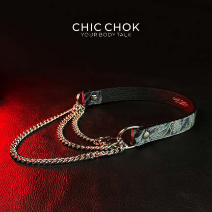 CHICCHOK [Breathless] Pulling Fashion and Fun Choker(Gasping Bloom)