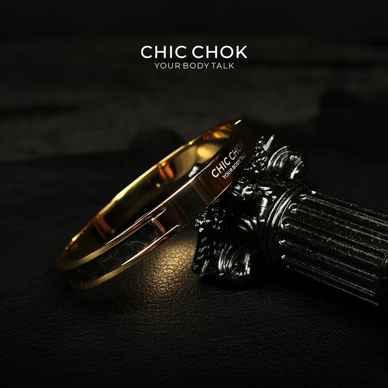 CHICCHOK Classic Close Bracelet Stainless Steel Subtle Stylish Non-Adjustable Bracelet - CHICCHOK