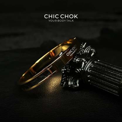 CHICCHOK Classic Close Bracelet Stainless Steel Subtle Stylish Non-Adjustable Bracelet - CHICCHOK