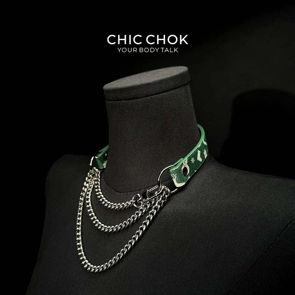 CHICCHOK [Breathless] Pulling Fashion and Fun Choker Christmas Limited Edition - CHICCHOK