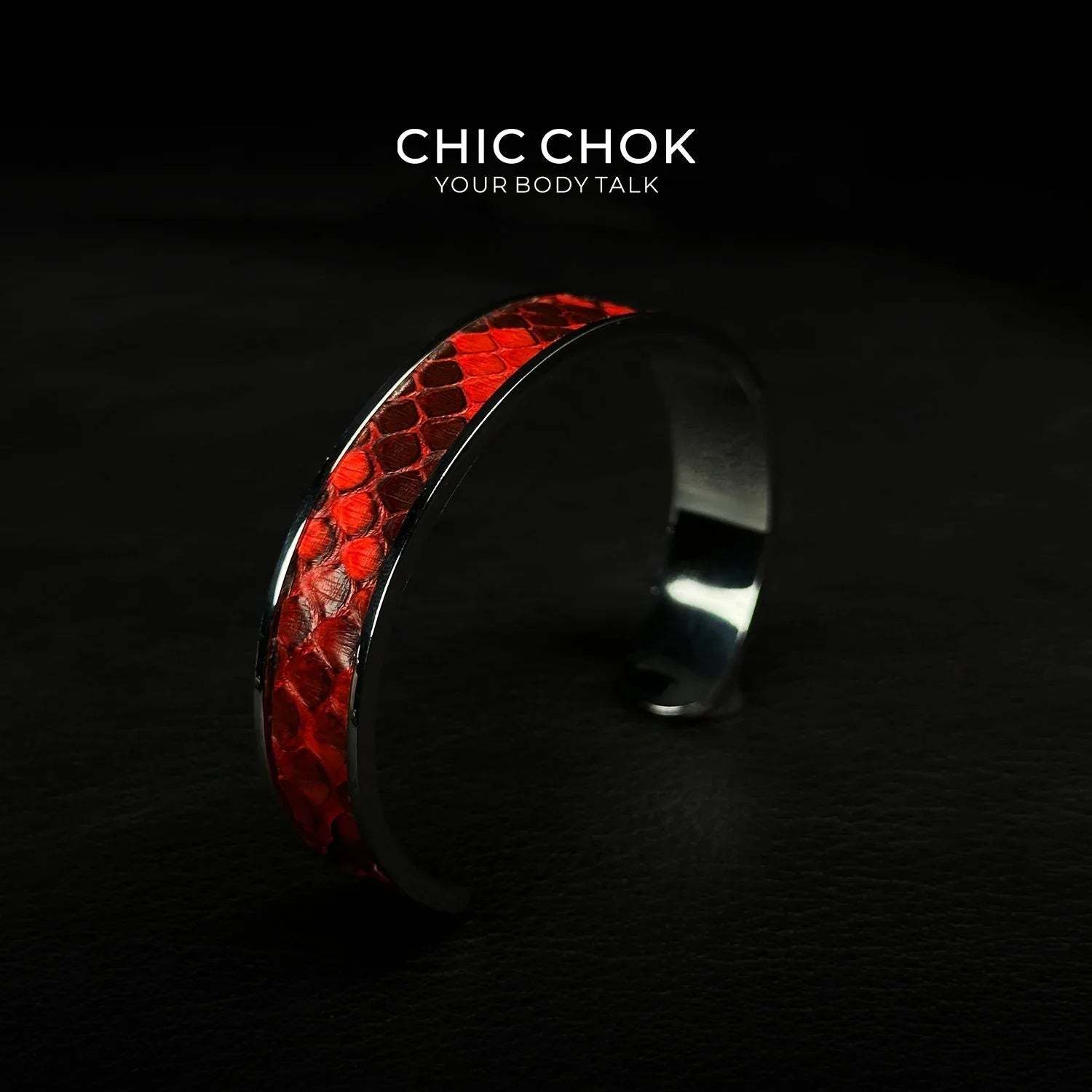 CHICCHOK Classic Open Bracelet Stainless Steel Subtle Stylish Non-Adjustable Bracelet - CHICCHOK