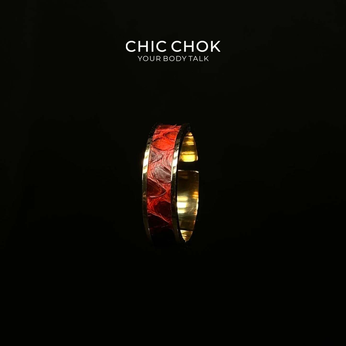 CHICCHOK Classic Open Ring Stainless Steel Subtle Stylish Adjustable Ring - CHICCHOK