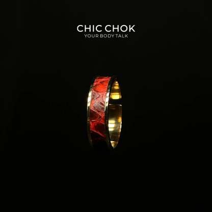 CHICCHOK Classic Open Ring Stainless Steel Subtle Stylish Adjustable Ring - CHICCHOK