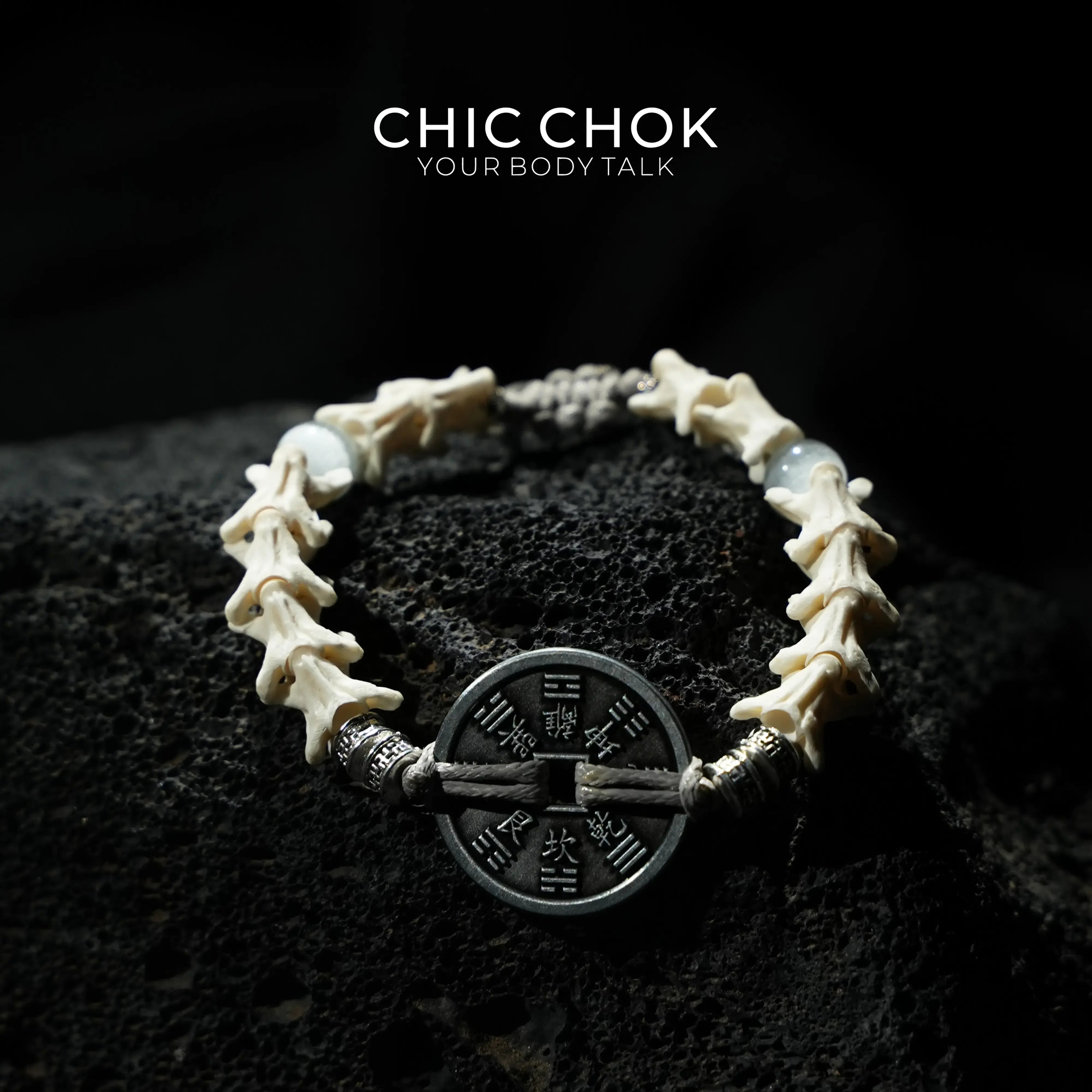 Serpent Vertebrae Bagua Coin - CHICCHOK