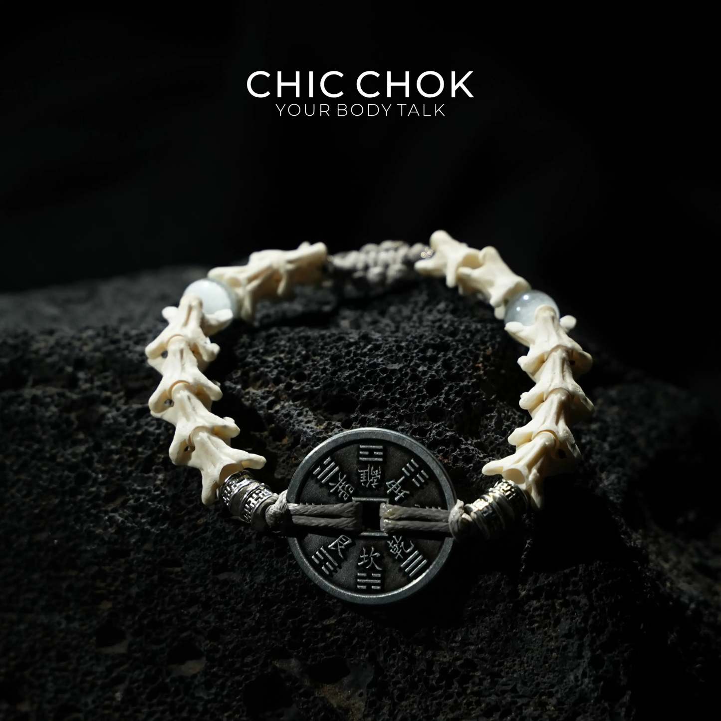 Serpent Vertebrae Bagua Coin - CHICCHOK