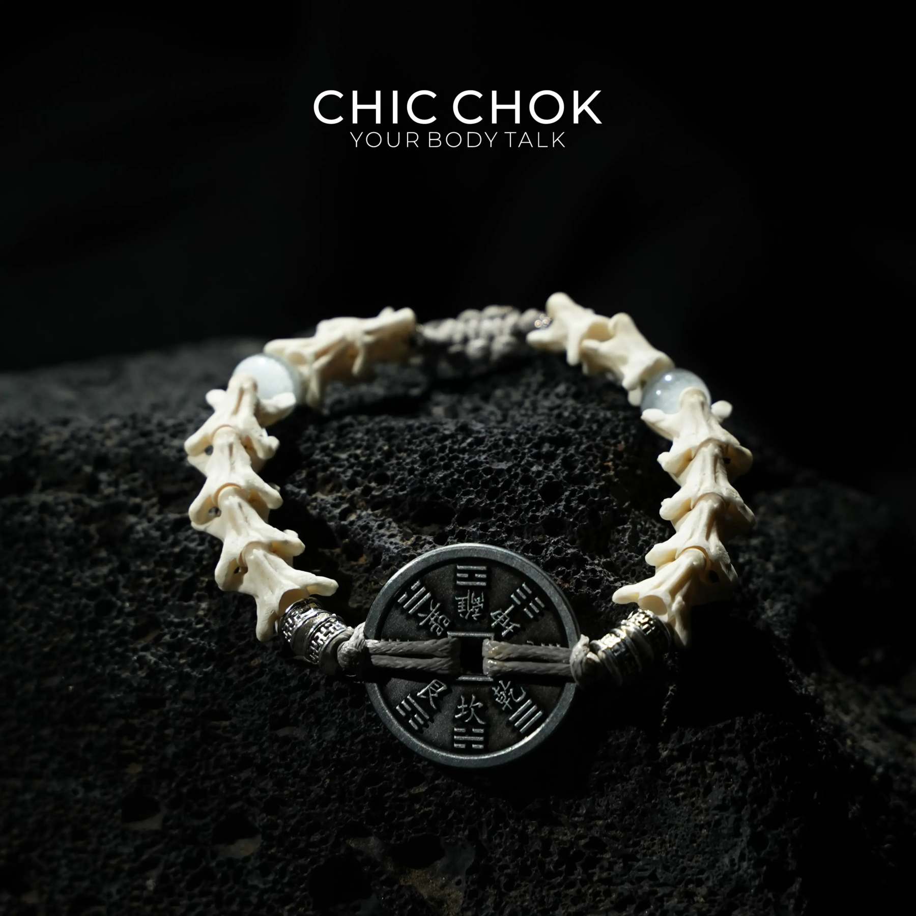 Serpent Vertebrae Bagua Coin - CHICCHOK
