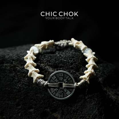 Serpent Vertebrae Bagua Coin - CHICCHOK