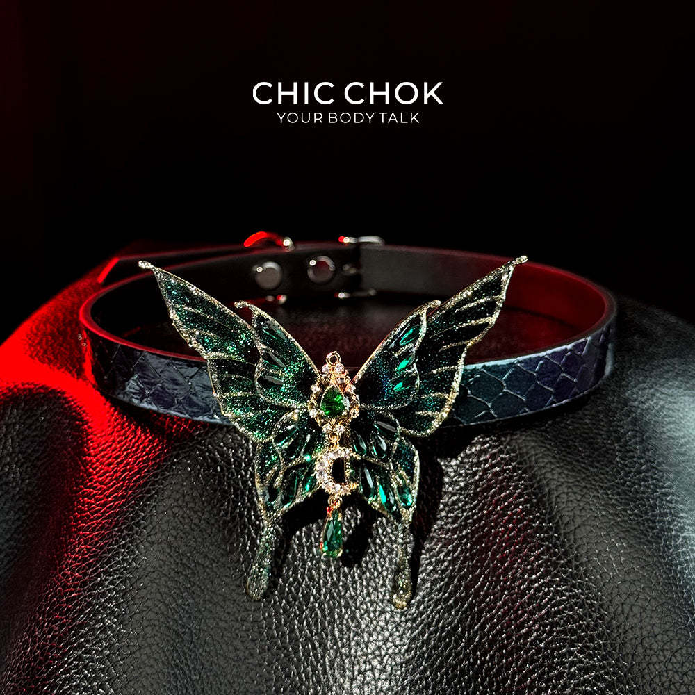 CHICCHOK Green Butterfly Fairy - Dancing Green Dream
