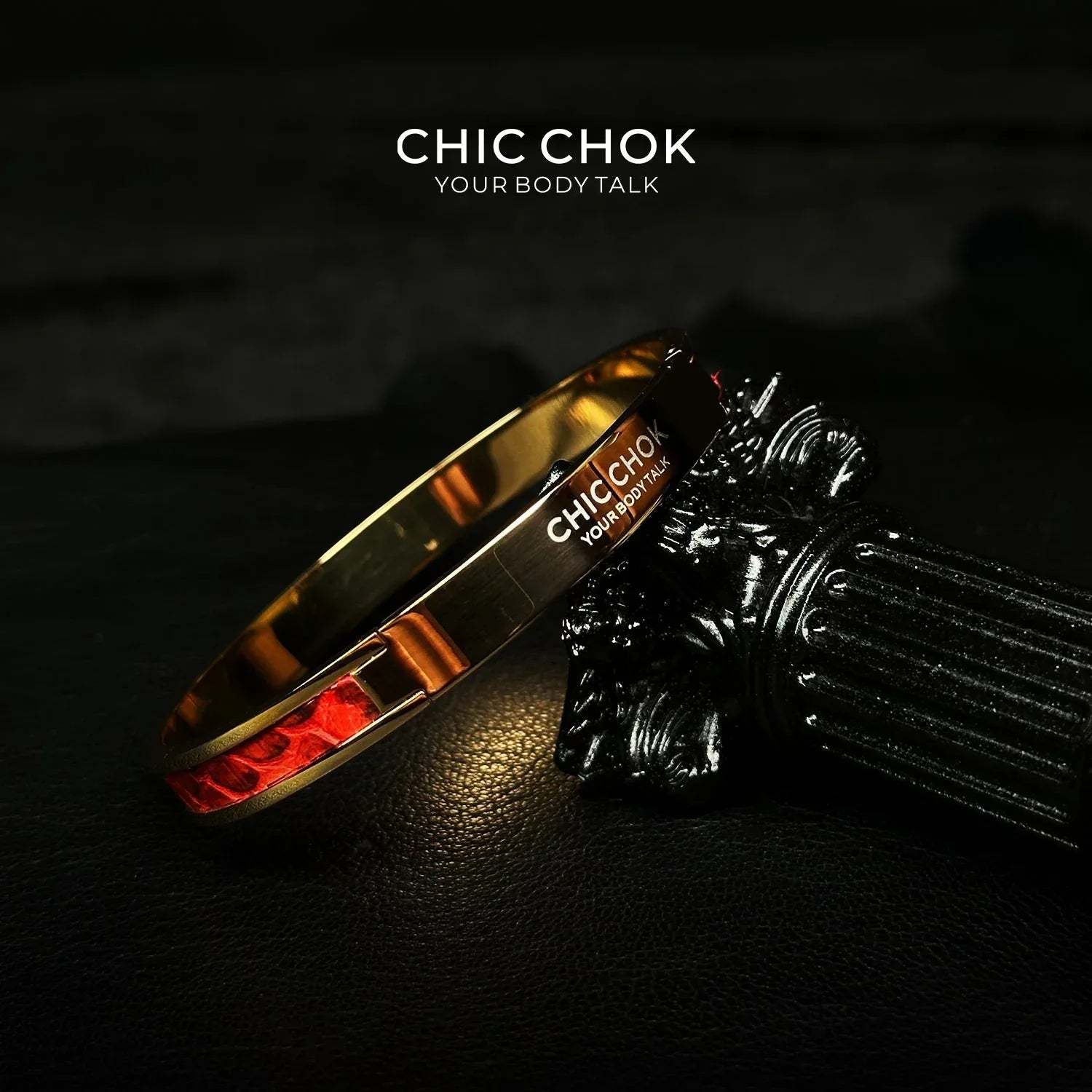 CHICCHOK Classic Close Bracelet Stainless Steel Subtle Stylish Non-Adjustable Bracelet - CHICCHOK