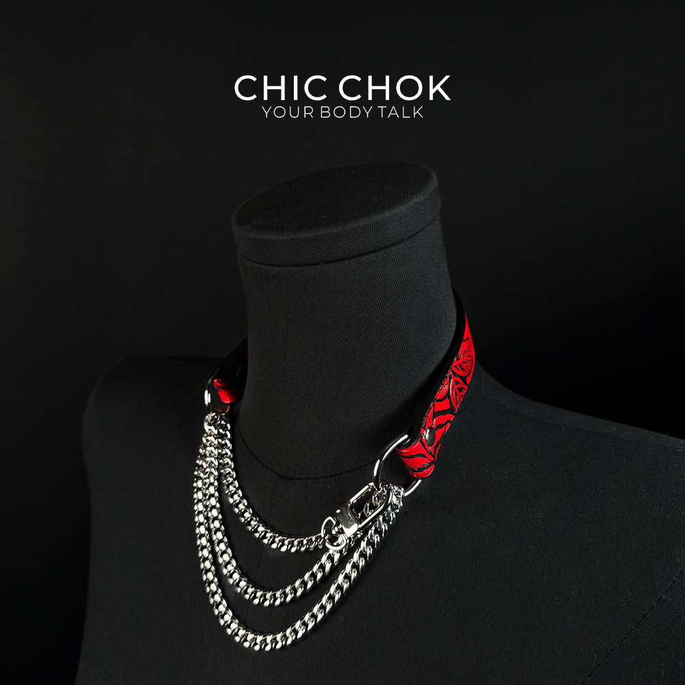 CHICCHOK [Breathless] Pulling Fashion and Fun Choker(Iridescent Paradox)