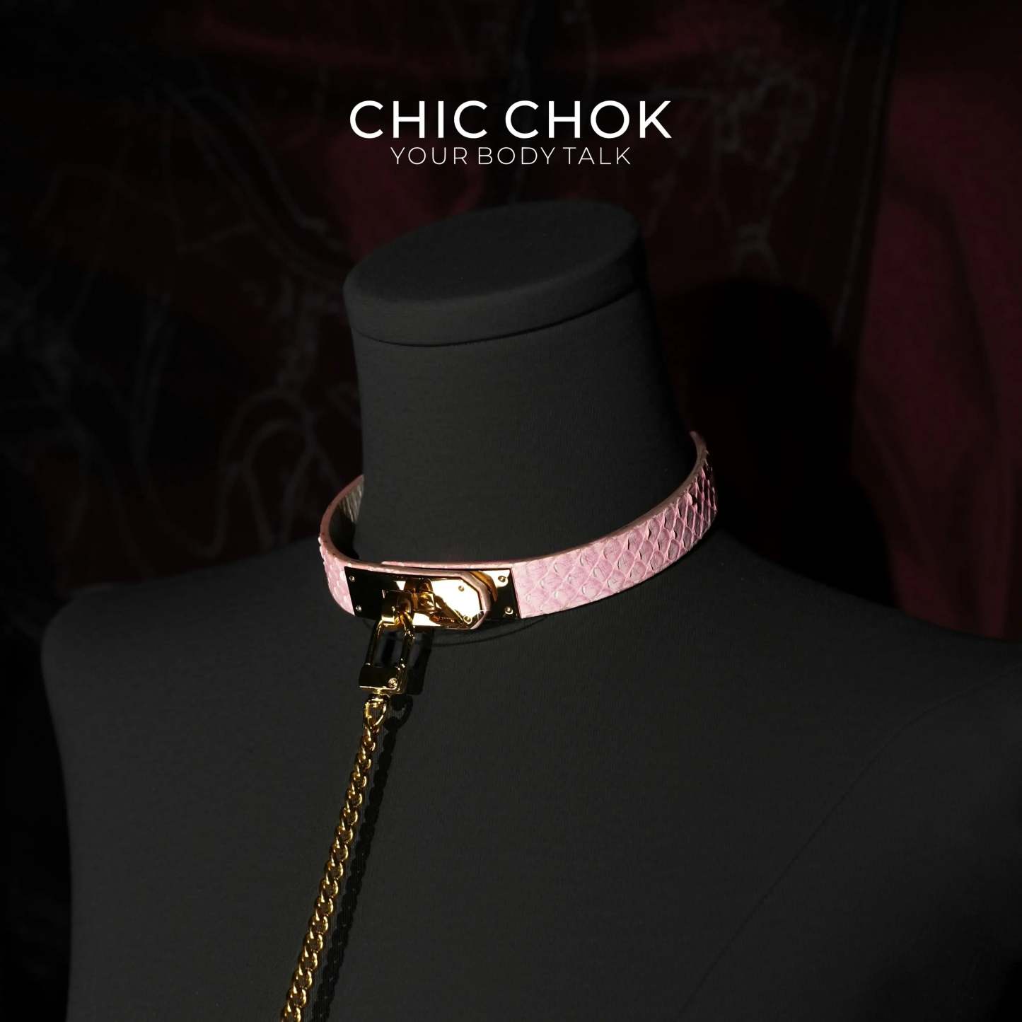 CHICCHOK - Kelly buckle Dimple Choker - CHICCHOK - Choker