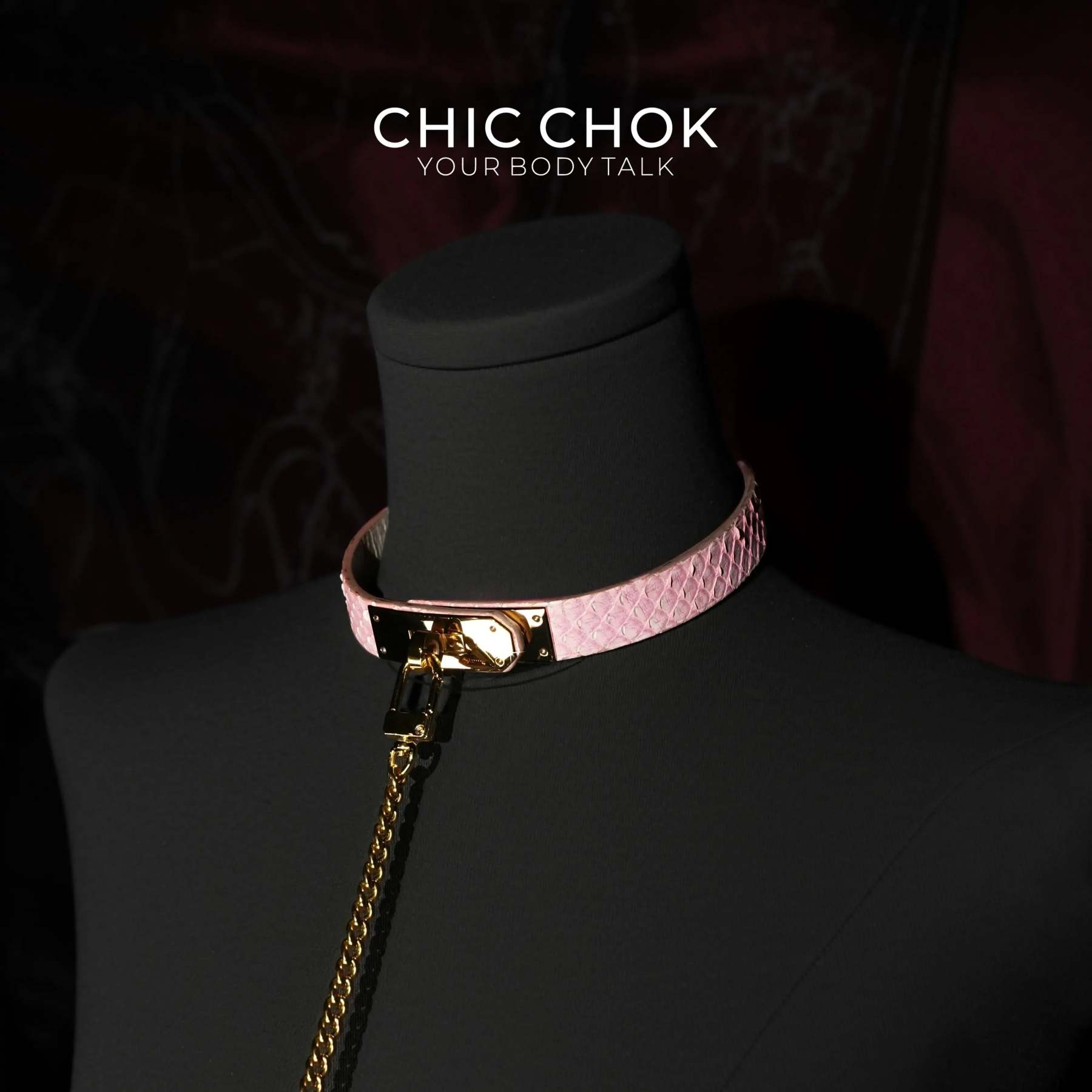 CHICCHOK - Kelly buckle Dimple Choker - CHICCHOK - Choker