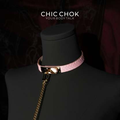 CHICCHOK - Kelly buckle Dimple Choker - CHICCHOK - Choker