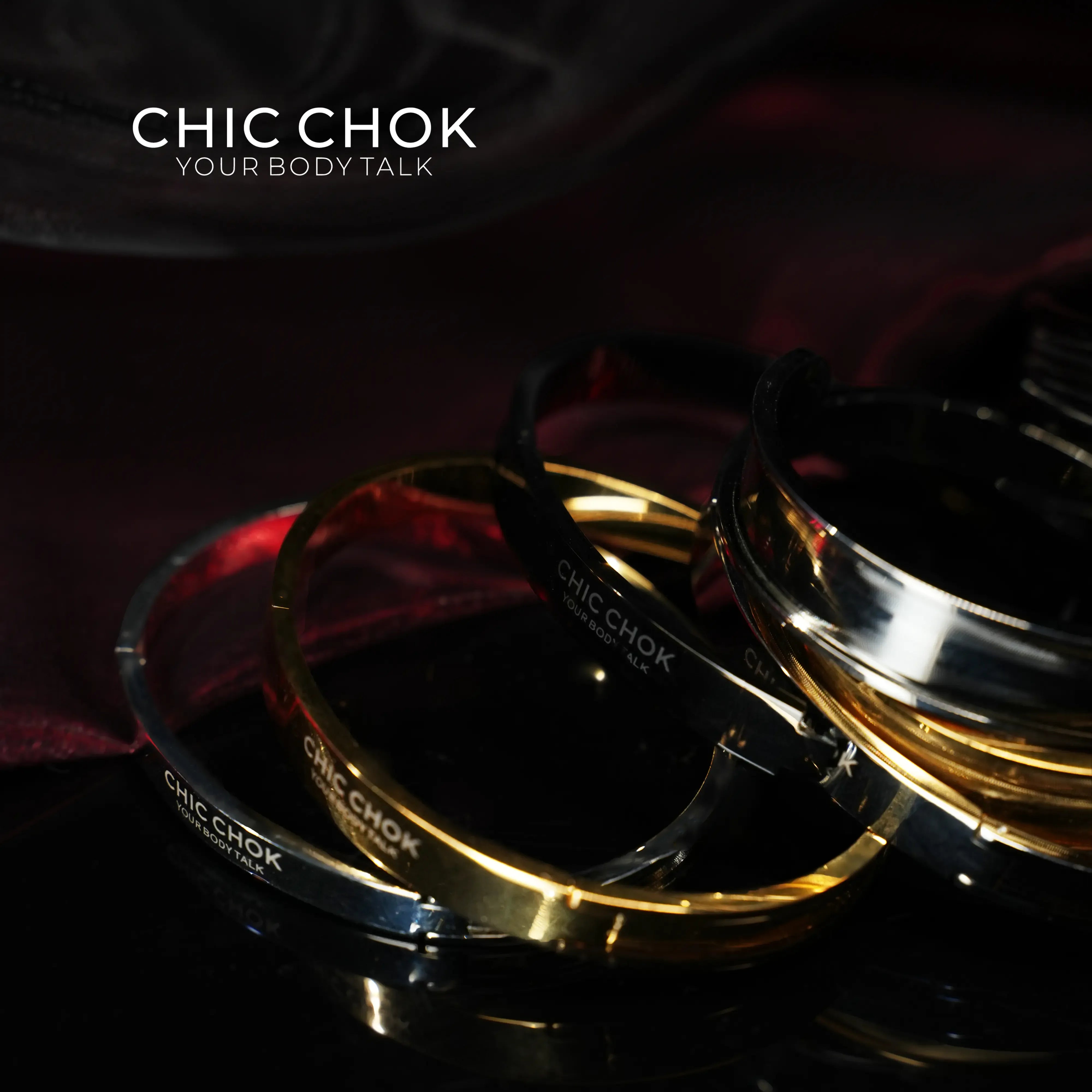 CHICCHOK Classic Close Bracelet Stainless Steel Subtle Stylish Non-Adjustable Bracelet - CHICCHOK