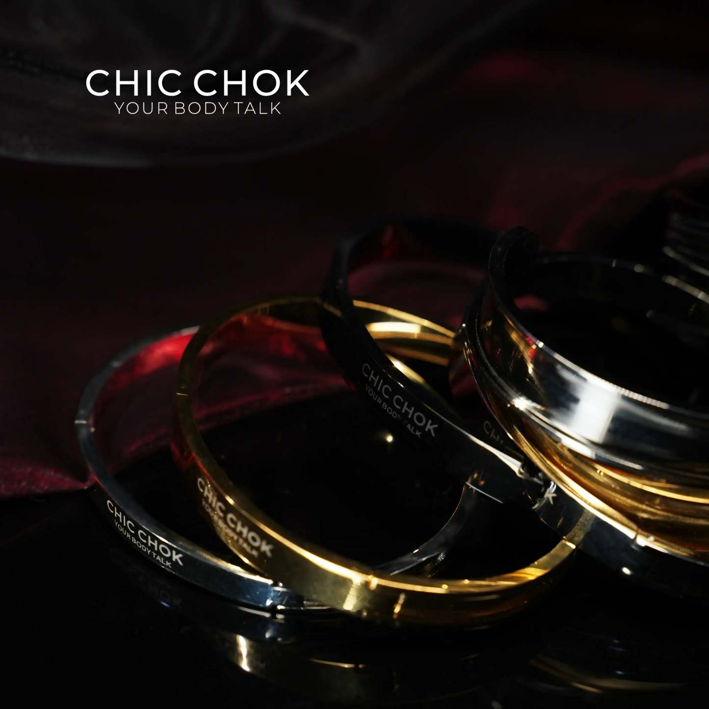 CHICCHOK Classic Close Bracelet Stainless Steel Subtle Stylish Non-Adjustable Bracelet - CHICCHOK