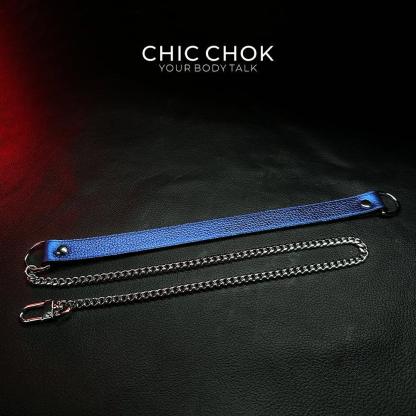 CHICCHOK [Breathless] Pulling Fashion and Fun Choker(Blue) - CHICCHOK