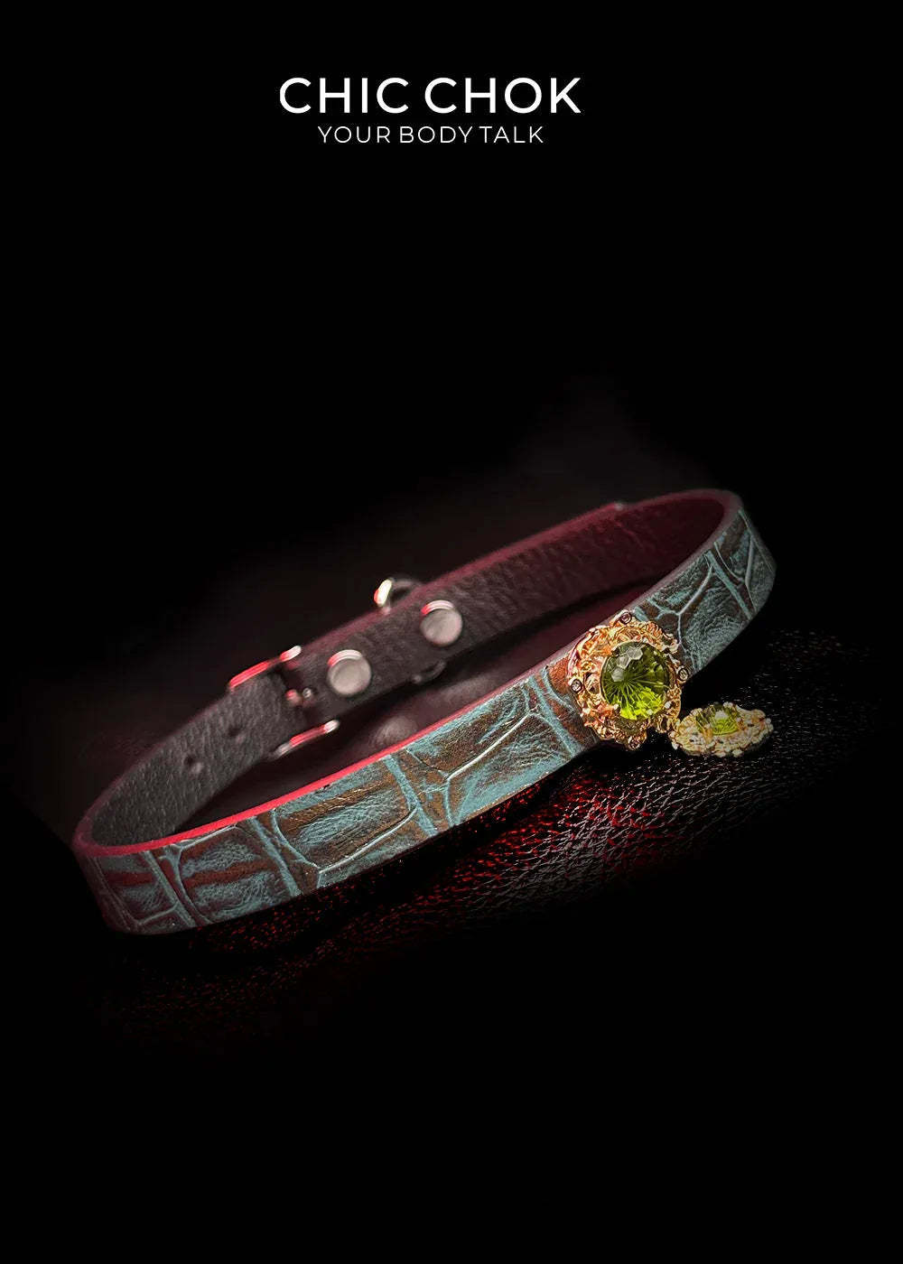CHICCHOK [Emerald Dream] - Eternal Love, Sparkling Time Choker - CHICCHOK