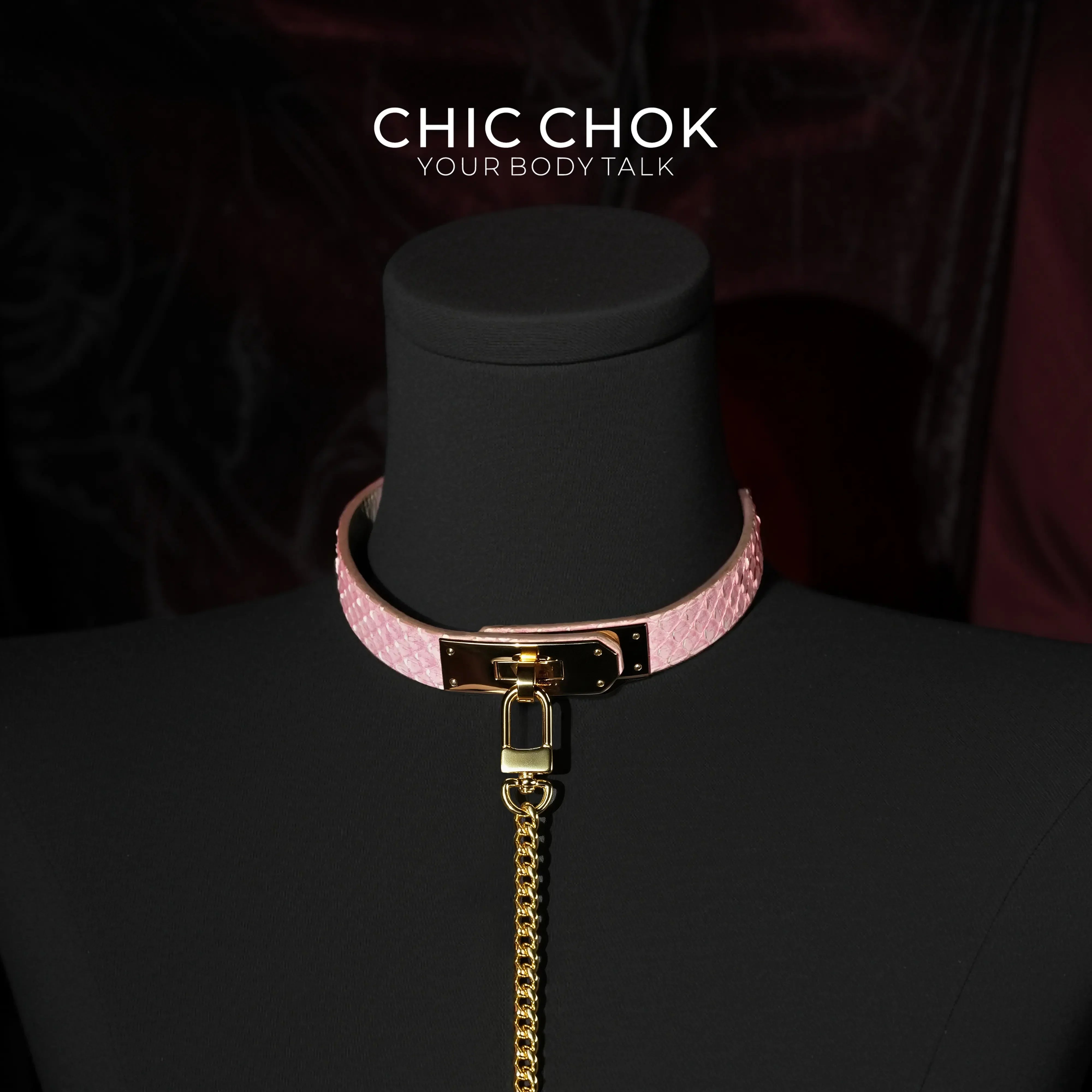 CHICCHOK - Kelly buckle Dimple Choker - CHICCHOK - Choker