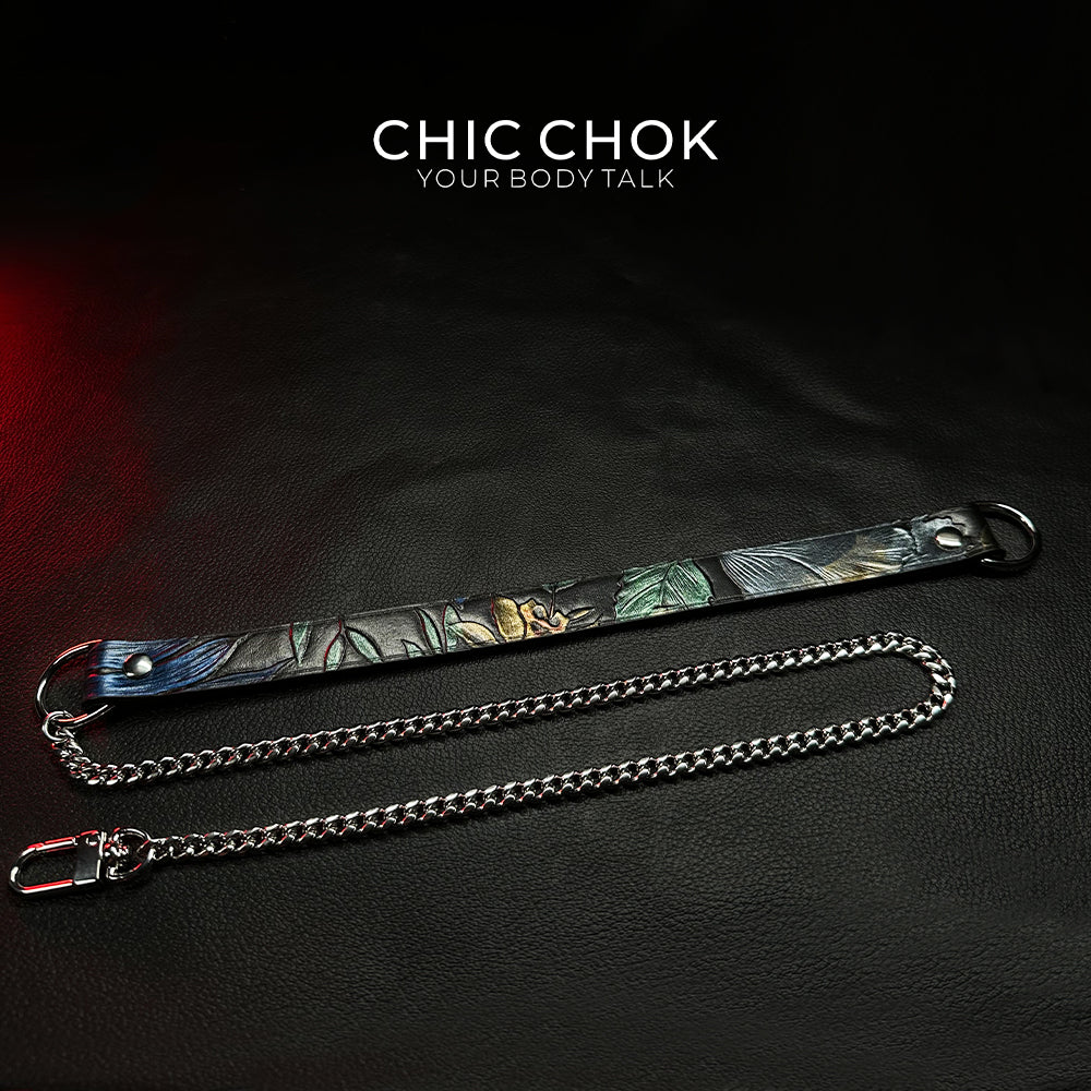 CHICCHOK [Breathless] Pulling Fashion and Fun Choker(Gasping Bloom)