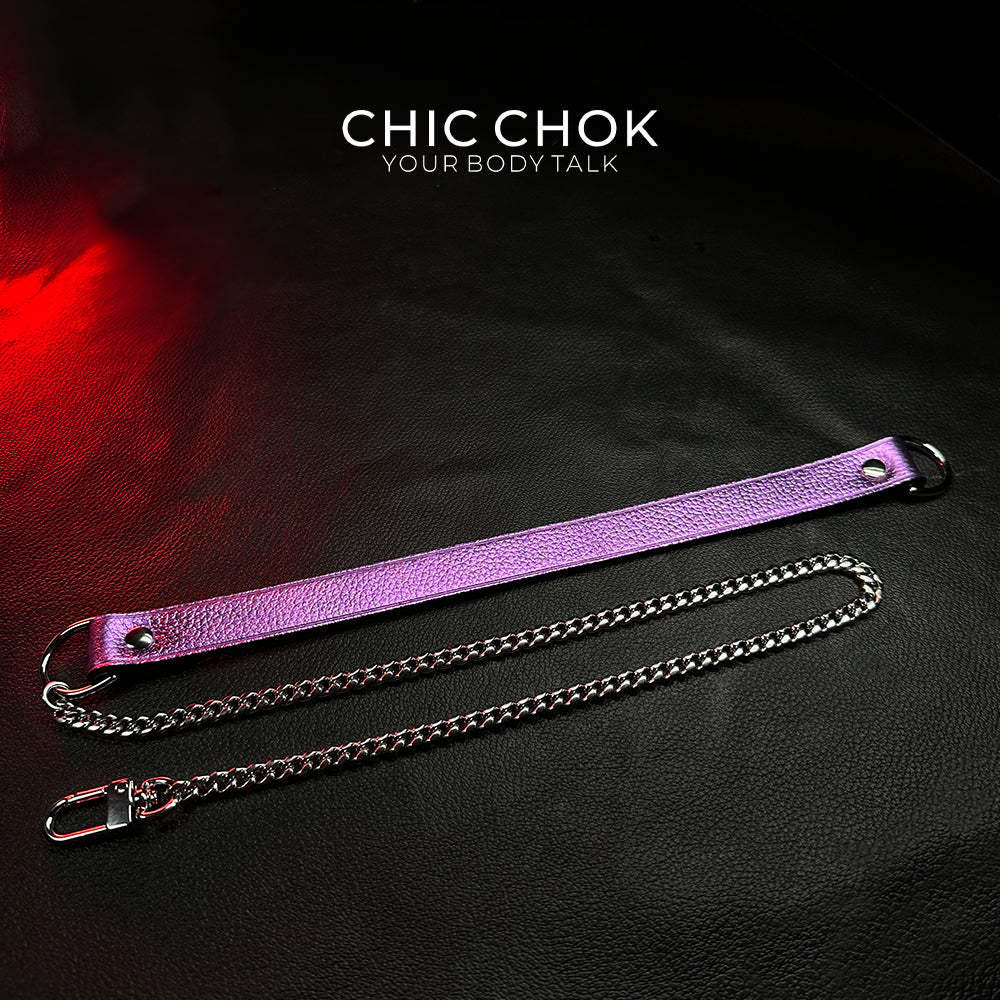 CHICCHOK [Breathless] Pulling Fashion and Fun Choker(Purple)