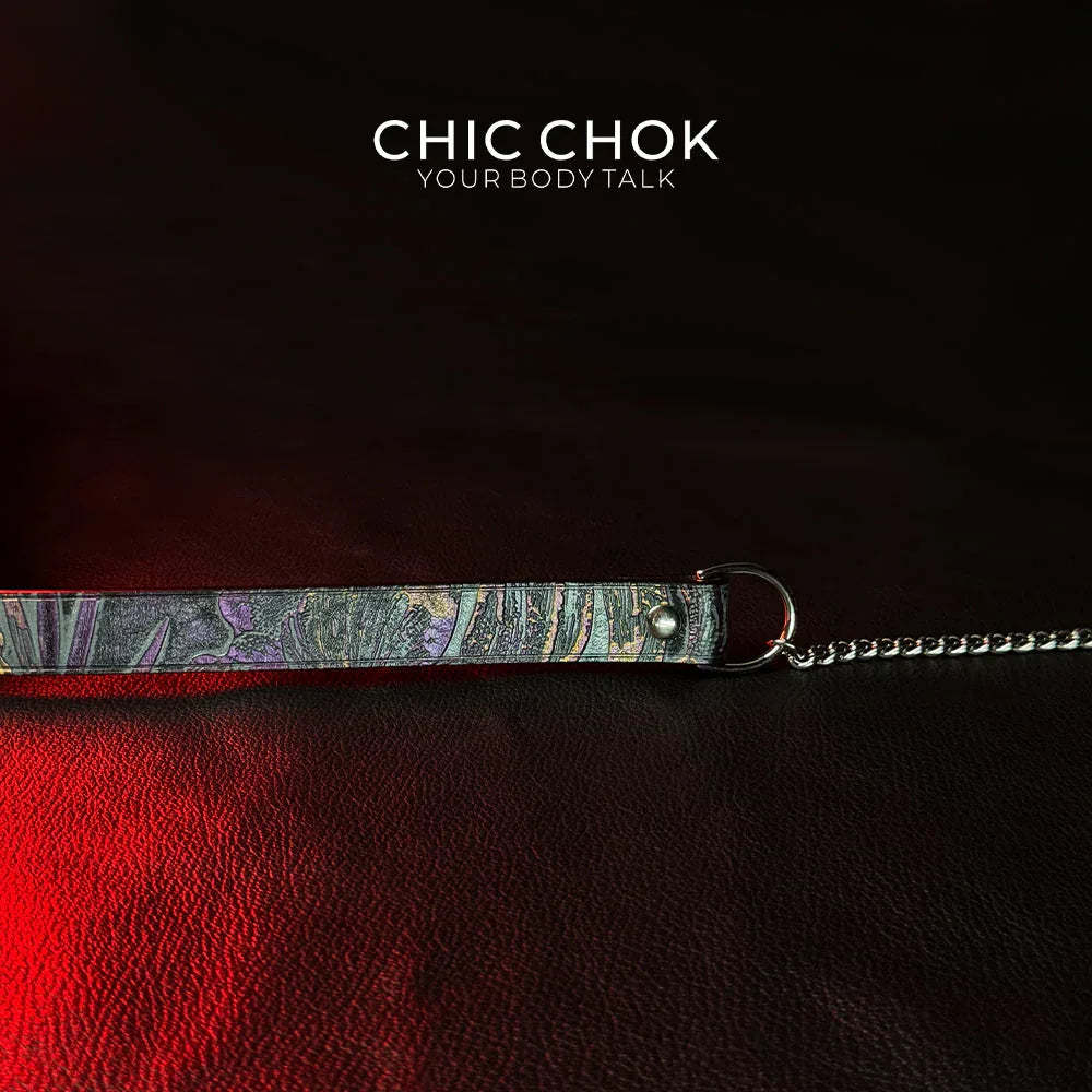 CHICCHOK [Breathless] Pulling Fashion and Fun Choker(Gasping Bloom) - CHICCHOK - Choker