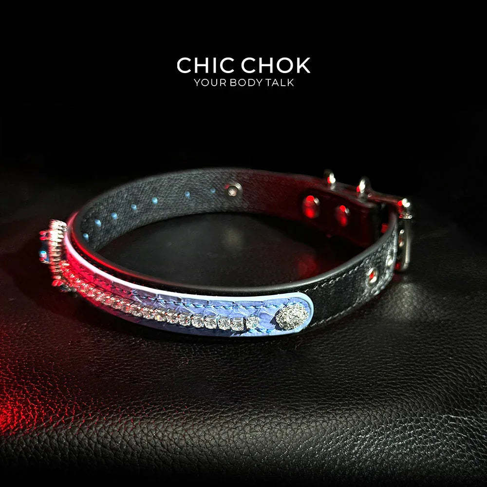 CHIC CHOK [Azure Wish] Atlantis Sapphire Neck Ring - Mystery and Luxury - CHICCHOK