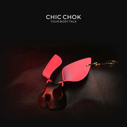 CHICCHOK [Bunny Keychain] Handcrafted Genuine Leather Bunny Keychain - CHICCHOK