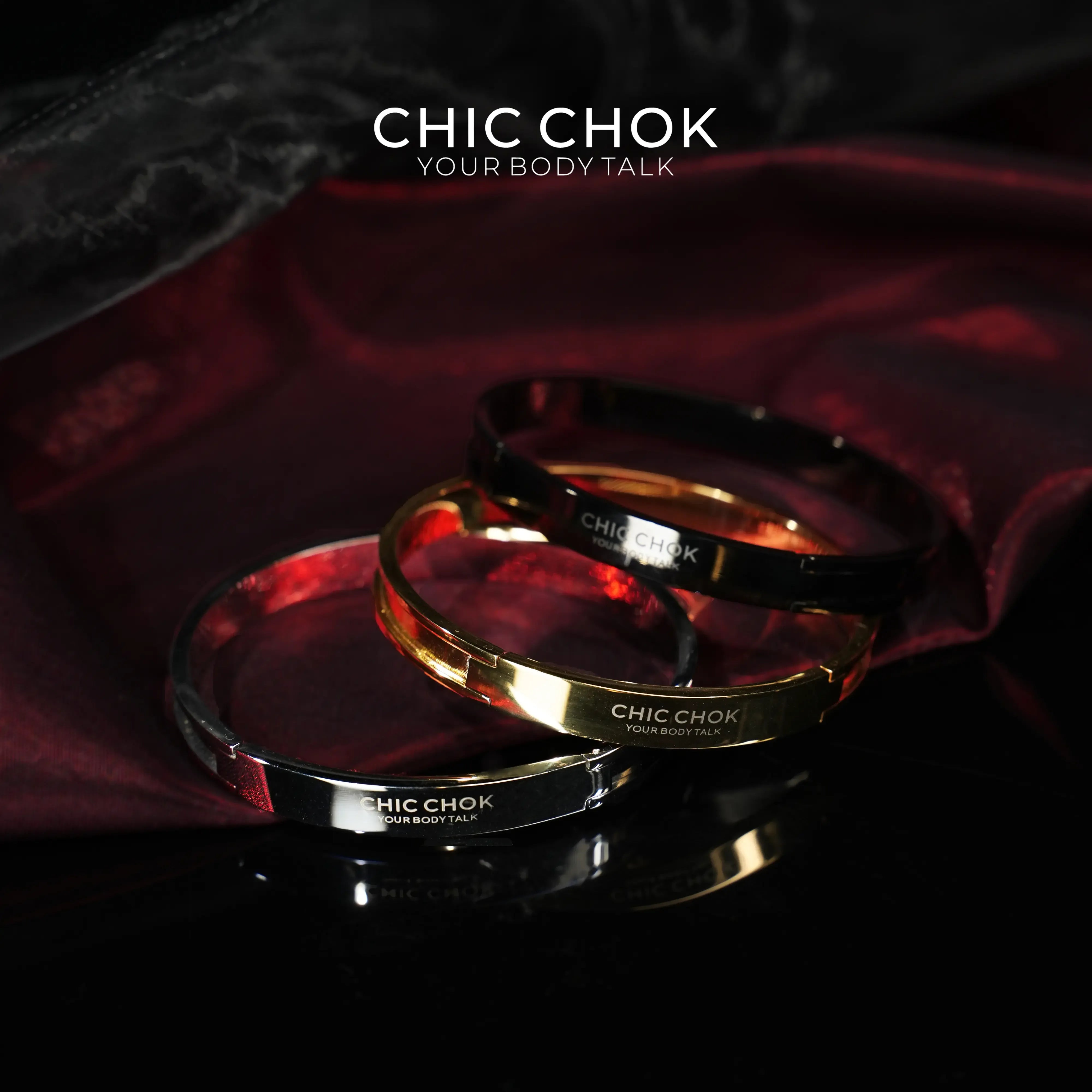CHICCHOK Classic Close Bracelet Stainless Steel Subtle Stylish Non-Adjustable Bracelet - CHICCHOK