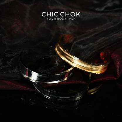 CHICCHOK Classic Close Bracelet Stainless Steel Subtle Stylish Non-Adjustable Bracelet - CHICCHOK