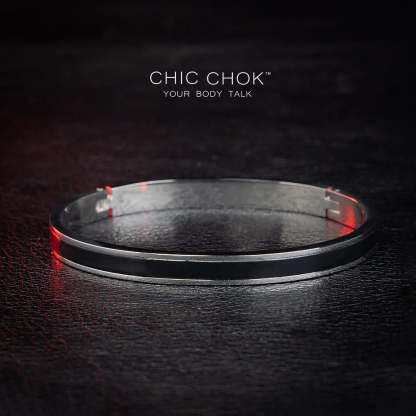 CHICCHOK [Abyss] - Stainless Steel Black Alligator Non-Adjustable Bracelet - CHICCHOK