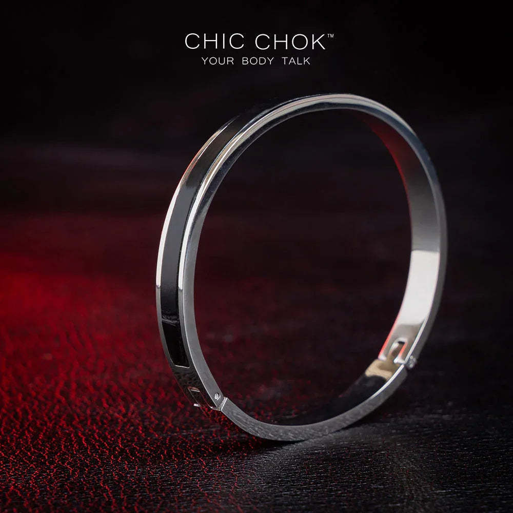 CHICCHOK [Abyss] - Stainless Steel Black Alligator Non-Adjustable Bracelet - CHICCHOK