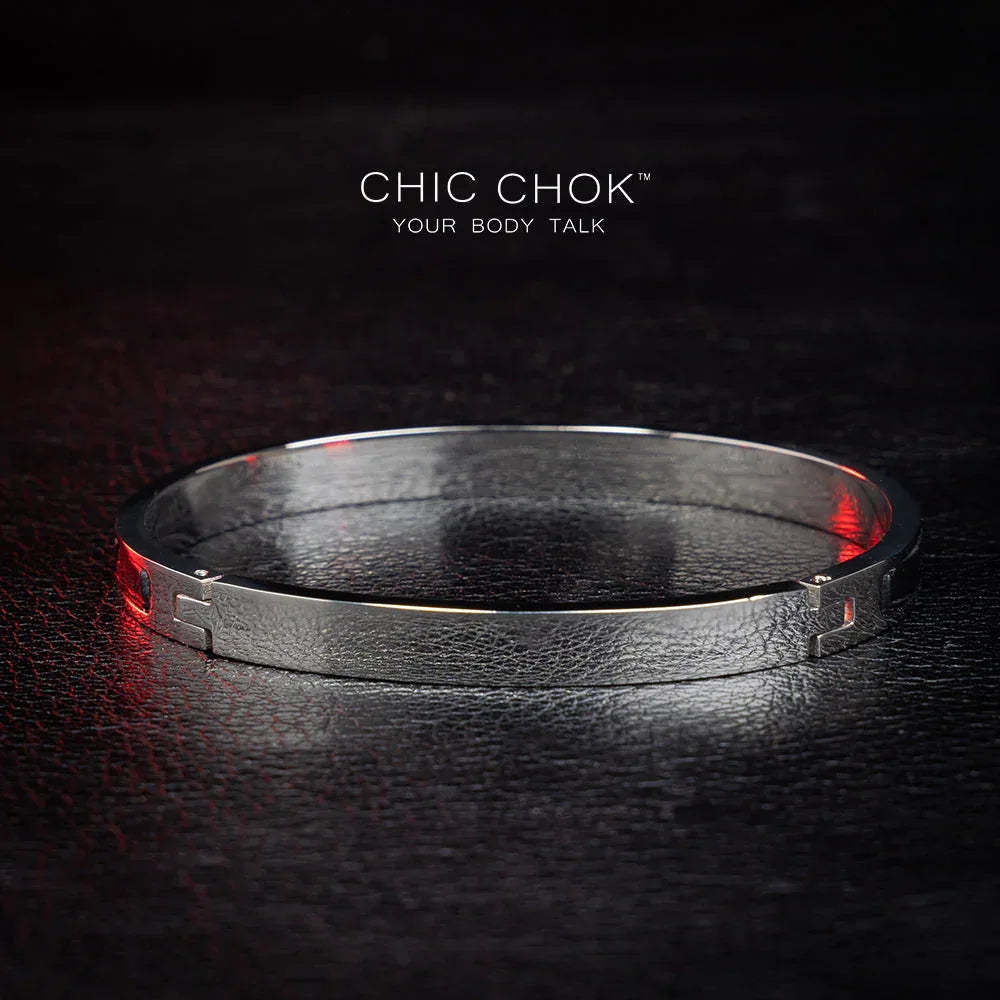 CHICCHOK [Abyss] - Stainless Steel Black Alligator Non-Adjustable Bracelet - CHICCHOK