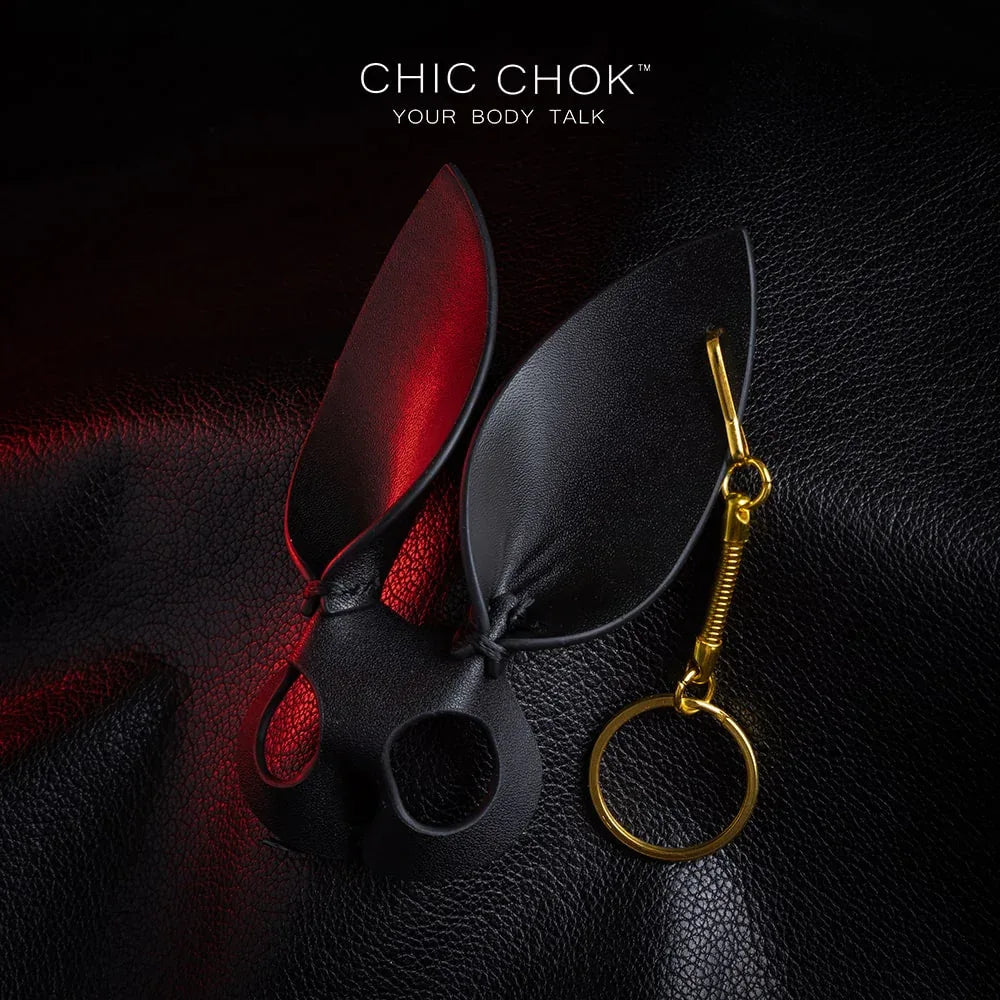 CHICCHOK [Bunny Keychain] Handcrafted Genuine Leather Bunny Keychain - CHICCHOK