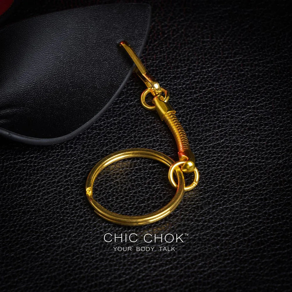 CHICCHOK [Bunny Keychain] Handcrafted Genuine Leather Bunny Keychain - CHICCHOK