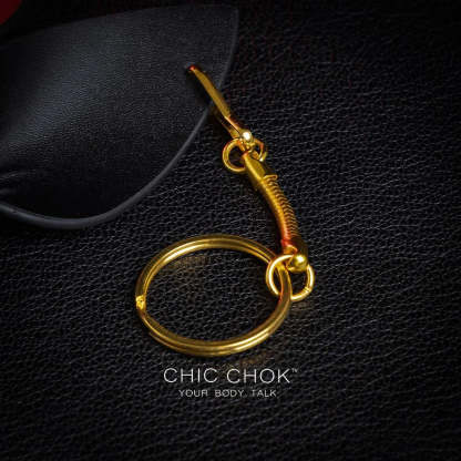 CHICCHOK [Bunny Keychain] Handcrafted Genuine Leather Bunny Keychain - CHICCHOK