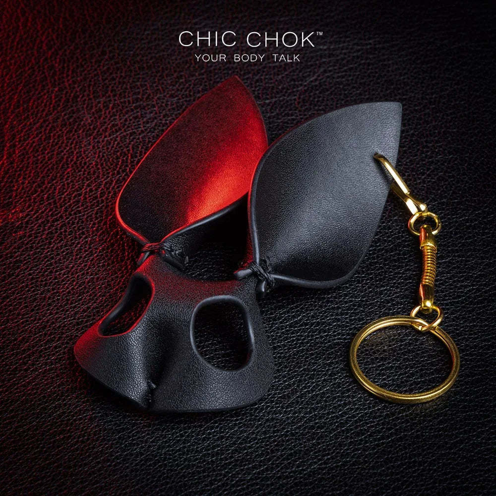 CHICCHOK [Bunny Keychain] Handcrafted Genuine Leather Bunny Keychain - CHICCHOK