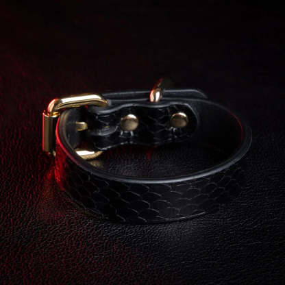 CHICCHOK [Conqueror] - Black Python Stylish Adjustable Bracelet - CHICCHOK