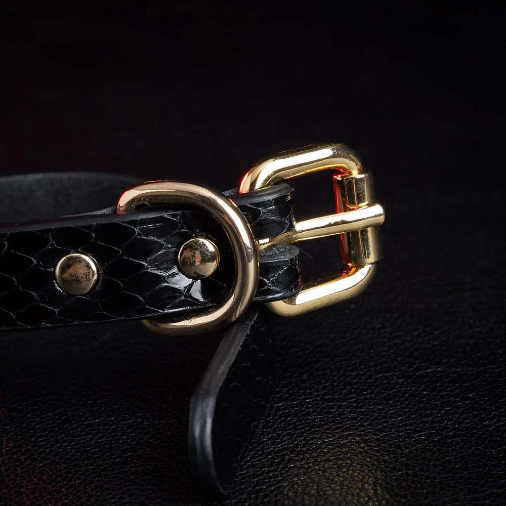 CHICCHOK [Conqueror] - Black Python Stylish Adjustable Bracelet - CHICCHOK