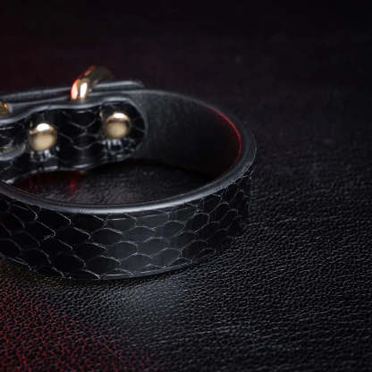CHICCHOK [Conqueror] - Black Python Stylish Adjustable Bracelet - CHICCHOK